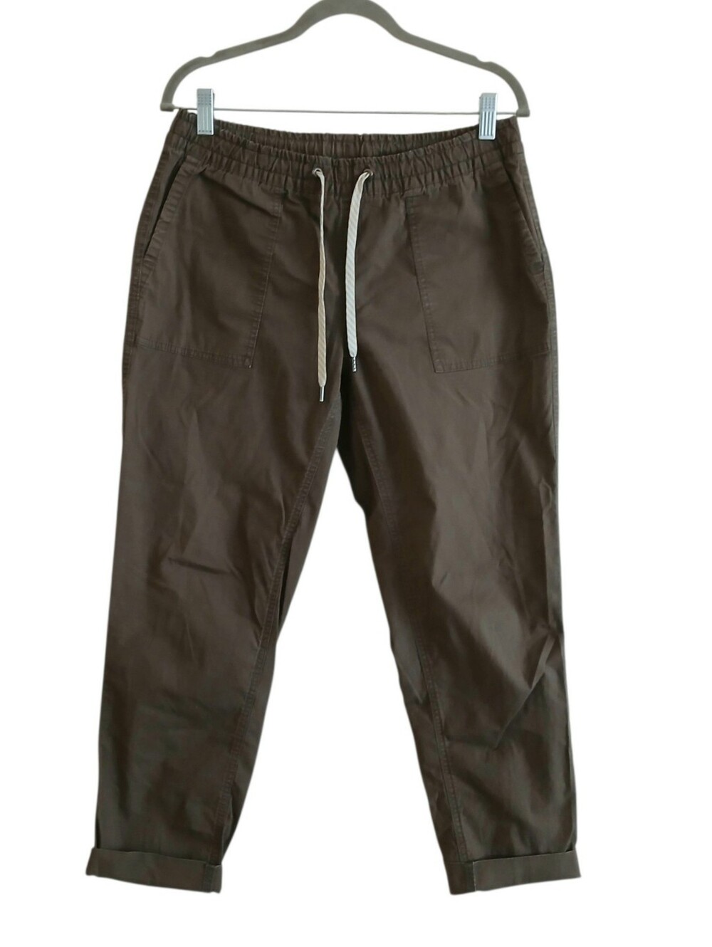 Vuori Roll Hem Ripstop Pants Women's S Army Green Utility Stretch VW450 Outdoor